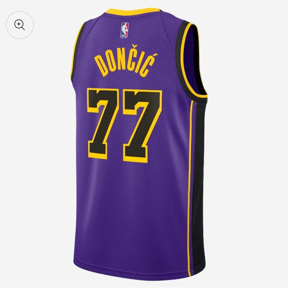 Luka Dončić - Los Angeles Lakers #77 Icon Edition Swingman Jersey!🏀